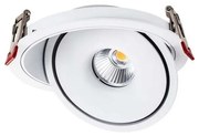 LED spot încastrat 12W 230V 3000/4000/6400K pr. 12 cm alb