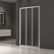 Usa de nisa culisanta Inter Ceramic 140 cm sticla mata opaca 4 mm profil crom lucios