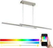 Eglo 33232 - Lustră suspendată FRAIOLI-C, LED RGBW dimabilă, LED/34W/230V, crom mat