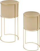 Stâlpi metalici pentru flori ZIGY, 2 suporturi