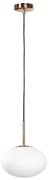 Lustra suspendata moderna Omi auriu, 20cm