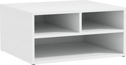 HOMCOM Suport pentru Imprimantă cu 2 Niveluri, 47x40x27.5 cm, Alb | Aosom Romania