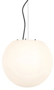 Lampă modernă suspendată pentru exterior alb 35 cm IP65 - Nura