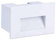 Spot LED incastrabil exterior, ambiental, IP65, POLKA alb