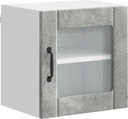 vidaXL Dulap de bucătărie Lucca Gri din beton 40 x 31 x 40 cm