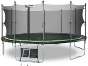 Trambulină de grădină cu plasă interioară 488cm Jump Hero 16FT