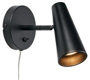 Aplică Markslöjd Crest, înălțime 17 cm, negru