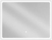 Mexen Sun oglindă de baie iluminată 80 x 60 cm, LED 6000K, anti-aburire - 9807-080-060-611-00