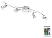 Eglo 75377 - LED RGB Lampă spot VALLIDA-C 5xGU10/4W/230V