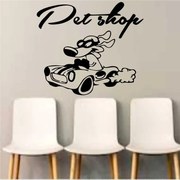 Sticker perete Pet Shop