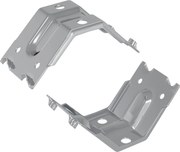 vidaXL Suport 2 pcs Zincat 106 x 55 x 1,5mm Oțel