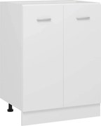 vidaXL Dulap inferior “Lyon”, alb, 60 x 46 x 81,5 cm, lemn prelucrat