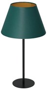 Lampă de masă ARDEN 1xE27/60W/230V d. 30 cm verde/aurie