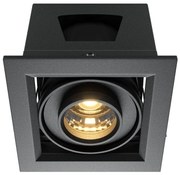 Spot LED incastrabil design tehnic Modern negru