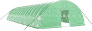 vidaXL Seră cu cadru din oțel, verde, 96 m², 16x6x2,85 m