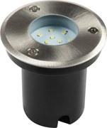 Kanlux 18193 - GORDO LED, corp de iluminat îngropat pentru exterior (drive-over), 1W, 230V, diametru 9,5 cm, IP67, inox