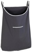 Sac pentru rufe, haine CANGURO GREY, suspendat pe ușă, WENKO, gri