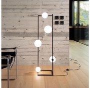 Lampadar LED Ideal Lux ANGOLO 5xG9/3W/230V negru