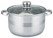 Oala cu capac Oliver Voltz OV51210M20, 20 cm, 3.9 L, Inductie, Inox
