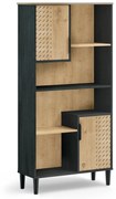 Biblioteca pentru carti, Colectia Black (82x164x33 cm)