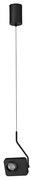 Pendul LED cu spot directionabil stil minimalist KEDROS negru