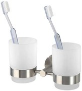 Recipient pentru periuțe de dinți BOSIO MATT - oțel inoxidabil, WENKO