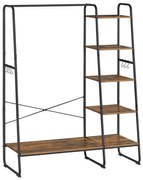 Cuier de podea LINEA, maro/negru