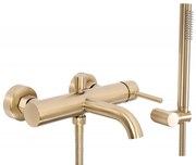 Baterie pentru cada Lungo auriu periat