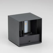 Aplică LED de exterior BRILAGI CUBE LED/6W/230V antracit IP54