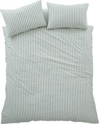 Lenjerie de pat albastră pentru pat dublu/extinsă cu 3 piese 230x220 cm Cotton Rich Woven Stripe – Pineapple Elephant