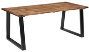 vidaXL Masă de bucătărie, 180 x 90 cm, lemn masiv de acacia