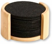 Kesper 58747 Set de 12 suporturi din pâslă cusuport, diametru 10 cm