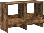 vidaXL Raft pentru reviste Stejar fumuriu 68,5 x 30 x 45 cm