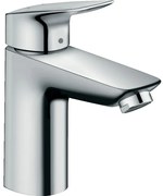 Baterie lavoar cu ventil push-open, Hansgrohe Logis 100, crom, 71107000