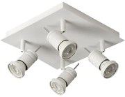 Lucide 17990/19/31 - Lampa spot LED TWINNY-LED 4xGU10/4,5W/230V alba 25cm