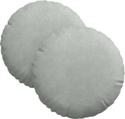 vidaXL Perne de Șezut 2 pcs Gri deschis Ø 40 x 13 cm Catifea