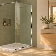 Paravan de dus tip Walk-in crom Rune Syn 120x200 cm