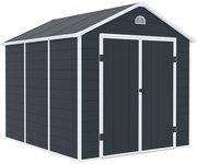 Casă de scule din plastic Bergen 2,4 x 2,8 m CoverTech antracit