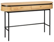 Consola cu furnir de stejar ATELIER 120cm