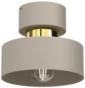 Plafonieră MARTI 1xE27/15W/230V bej/auriu