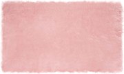vidaXL Covor din Lână Faux Tafalla Roz 100 x 200 cm Poliester