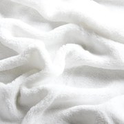 Cearceaf cu elastic din micropluș alb 180 x 200 cm