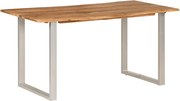 vidaXL Masă de bucătărie, 154x80x76 cm, lemn masiv de acacia