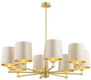 Candelabru 8 brate modern PRINCETON bej