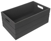 Cutie din lemn Orion, antracit, 26 x 16 x 11cm, S