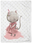 Pătură pentru bebeluș Butter Kings Mouse, 100 x 70 cm