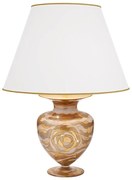 Lampă de masă Kolarz 1415.71M.CH ANFORA 1xE27/100W/230V 24K auriu