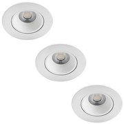 Philips - Set 3x LED lămpi baie ABROSA LED/9W/230V IP44 dimabile