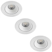 Philips - Set 3x LED lămpi baie ABROSA LED/9W/230V IP44 dimabile
