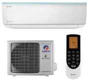 Aparat de aer conditionat Gree Pulsar GWH12AGBXB-K6DNA1A, 12000 BTU, A++ A+, Wi-Fi, Inverter, Cold Plasma+, Auto Clean, I Feel, + Kit instalare inclus, Alb